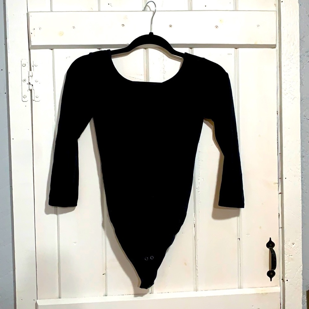 Express black body suit